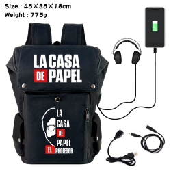 Money Heist Anime Canvas Bucke...