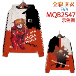 EVA Full color hooded sweatshi...
