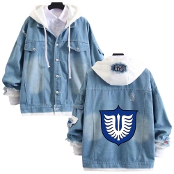 Berserk anime stitching denim ...