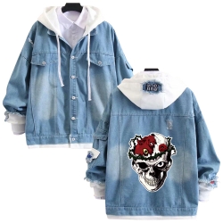 Berserk anime stitching denim ...