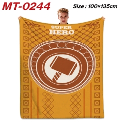 Super hero Anime Flannel Blank...