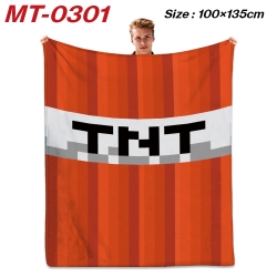 Minecraft Anime Flannel Blanke...