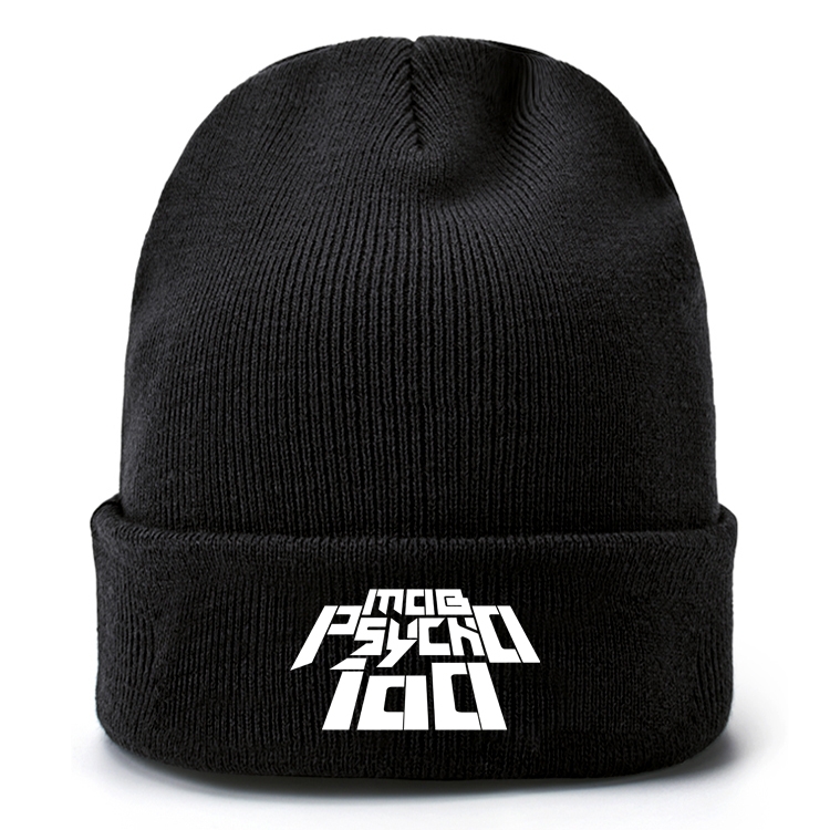 Mob Psycho 100 Anime knitted hat wool hat head circumference 40-80cm