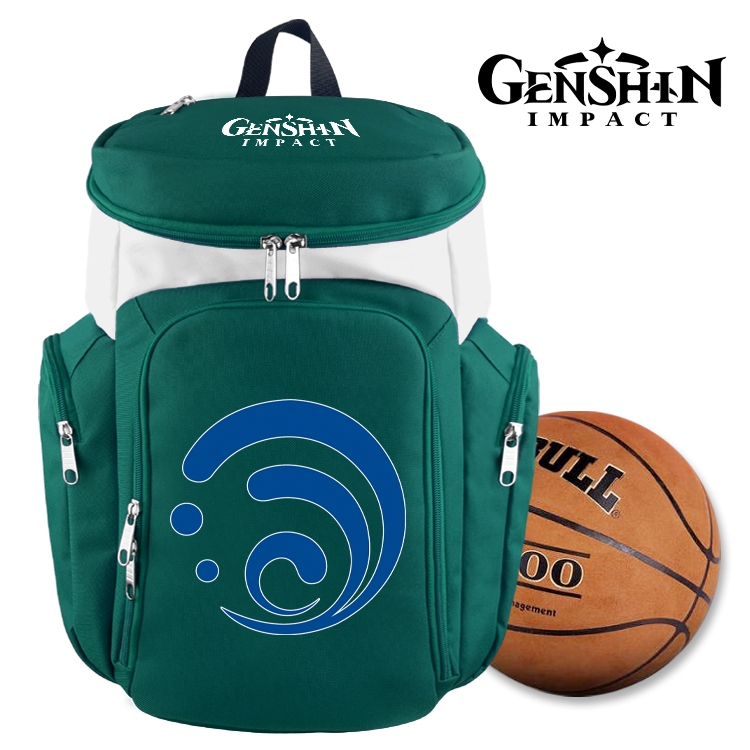 Genshin Impact anime basketball bag backpack schoolbag