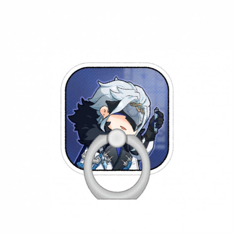 Genshin Impact Anime Peripheral Acrylic Ring Buckle Phone Holder price for 5 pcs 