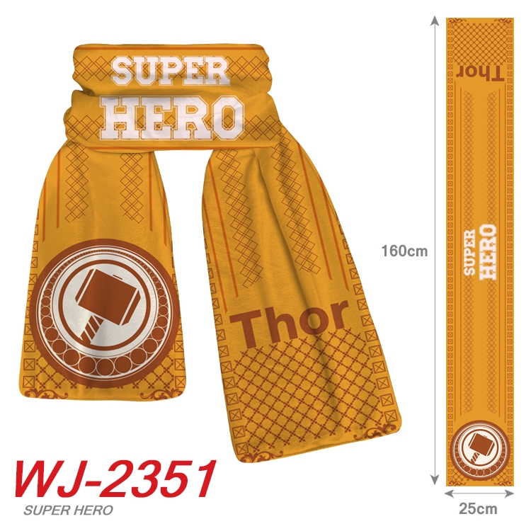 Thor Anime Plush Impression Scarf Neck 25x160cm WJ-2351