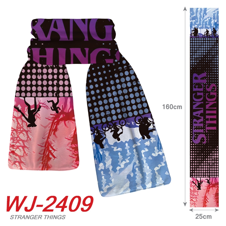 Stranger Things Anime Plush Impression Scarf Neck 25x160cm WJ-2409