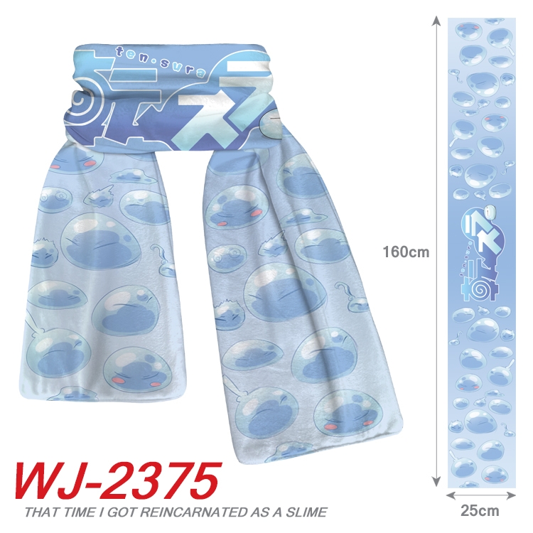 That Time I Got Slim Anime Plush Impression Scarf Neck 25x160cm WJ-2375
