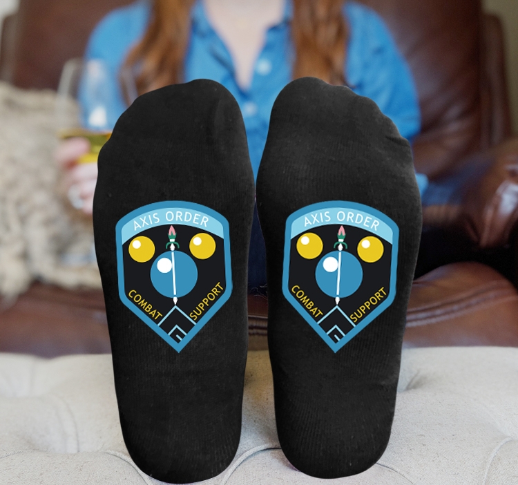 Blessings for a better world Anime Knitted Print Socks Adult One Size Tube Height 15cm