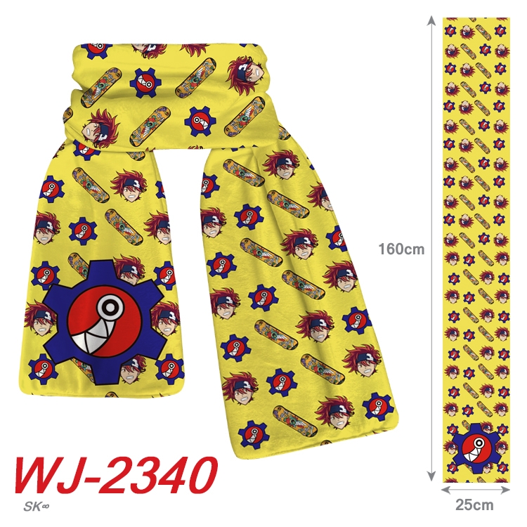 SK∞ Anime Plush Impression Scarf Neck 25x160cm  WJ-2340