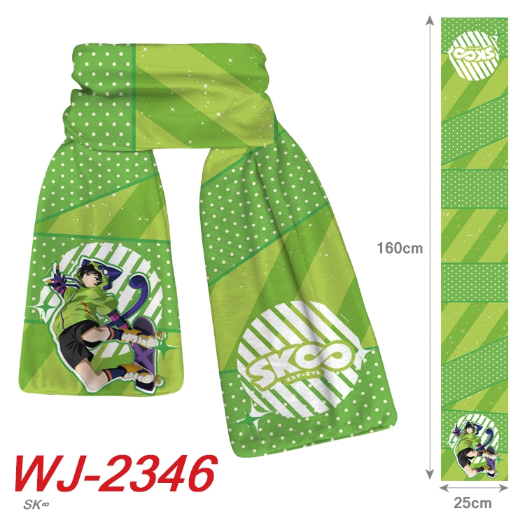 SK∞ Anime Plush Impression Scarf Neck 25x160cm WJ-2346