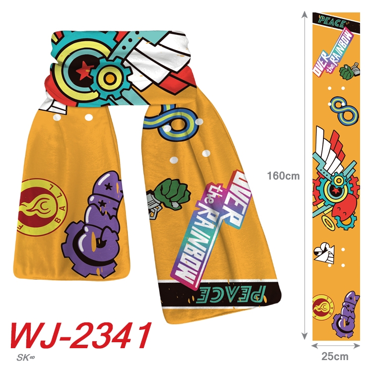 SK∞ Anime Plush Impression Scarf Neck 25x160cm  WJ-2341