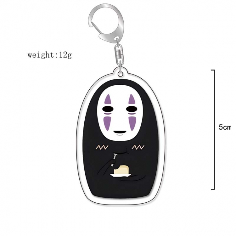 Spirited Away Anime Acrylic Keychain Charm price for 5 pcs 13259