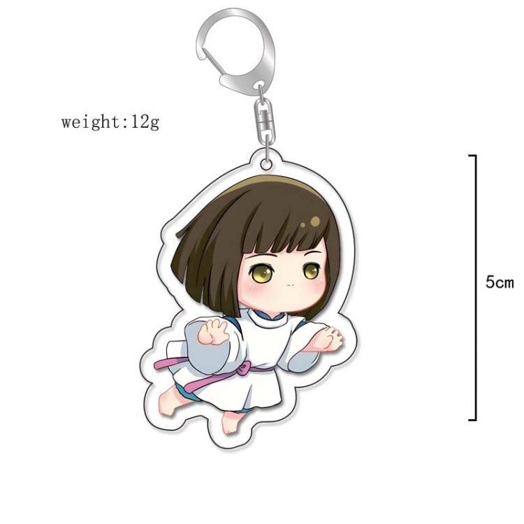 Spirited Away Anime Acrylic Keychain Charm price for 5 pcs 13256