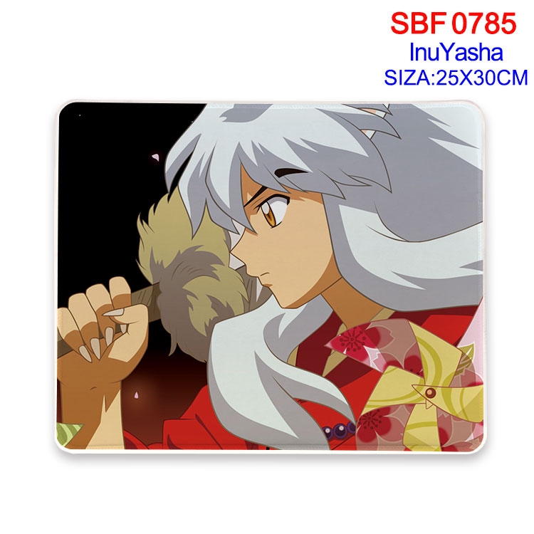 Inuyasha Anime peripheral edge lock mouse pad 25X30cm SBF-785