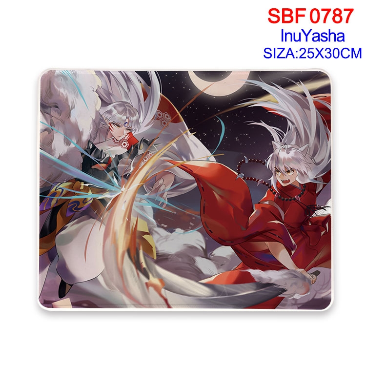 Inuyasha Anime peripheral edge lock mouse pad 25X30cm SBF-787