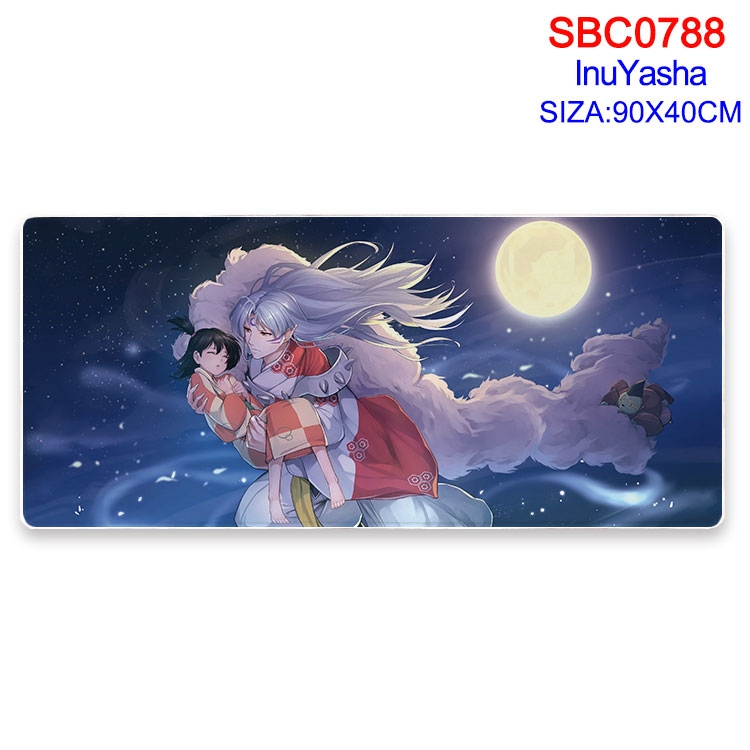Inuyasha Anime peripheral edge lock mouse pad 40X90CM  SBC-788