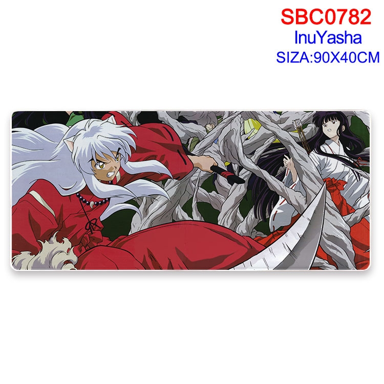 Inuyasha Anime peripheral edge lock mouse pad 40X90CM SBC-782