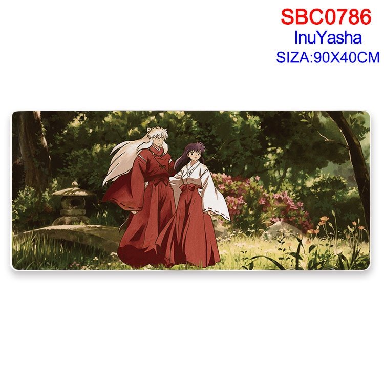 Inuyasha Anime peripheral edge lock mouse pad 40X90CM SBC-786