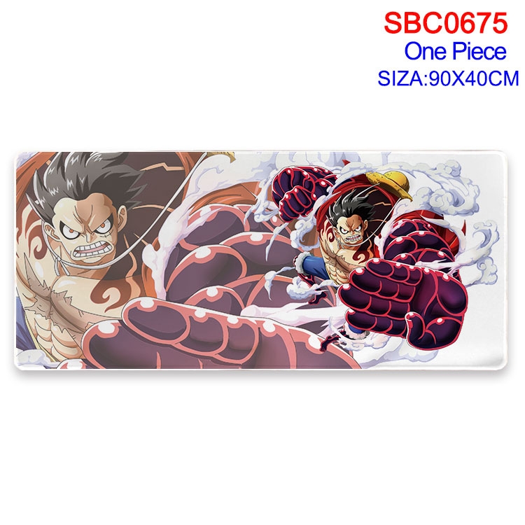 One Piece Anime peripheral edge lock mouse pad 40X90CM SBC-675