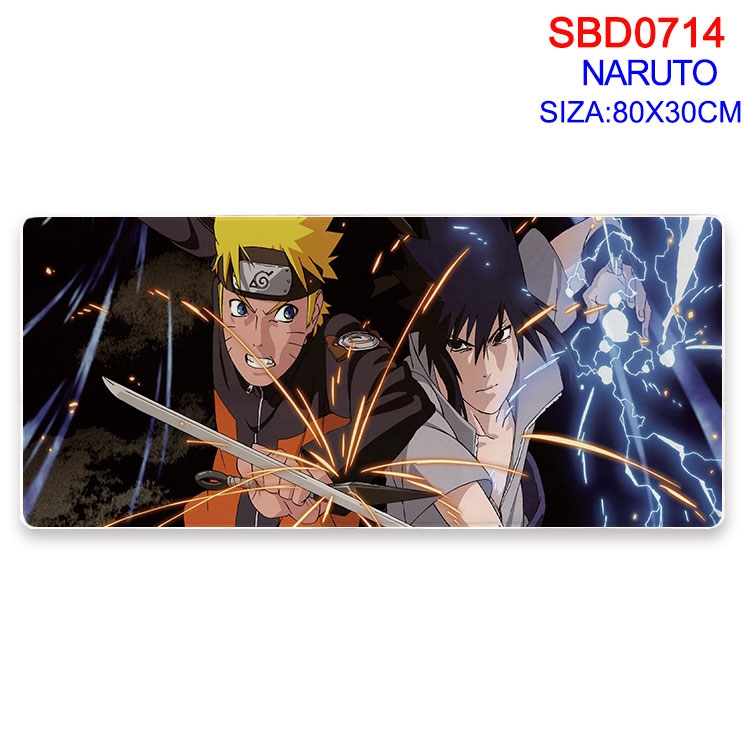 Naruto Anime peripheral edge lock mouse pad 80X30cm  SBD-713