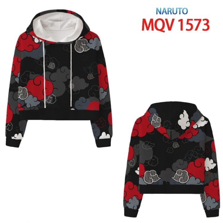 Naruto Anime Cartoon Print Women's Short Sweatshirt from XS to 4XL  MQV 1573