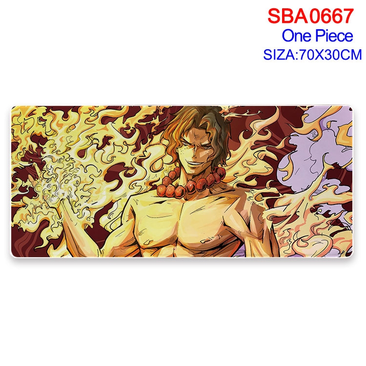 One Piece Anime peripheral edge lock mouse pad 70X30cm  SBA-667