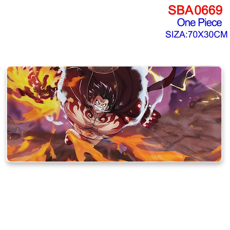 One Piece Anime peripheral edge lock mouse pad 70X30cm  SBA-669