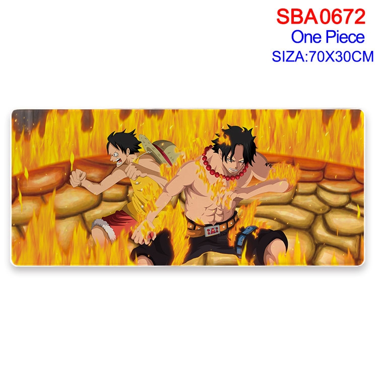 One Piece Anime peripheral edge lock mouse pad 70X30cm SBA-672