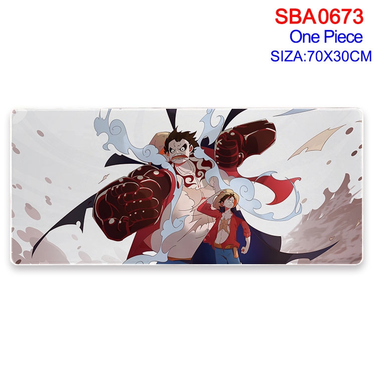 One Piece Anime peripheral edge lock mouse pad 70X30cm SBA-673