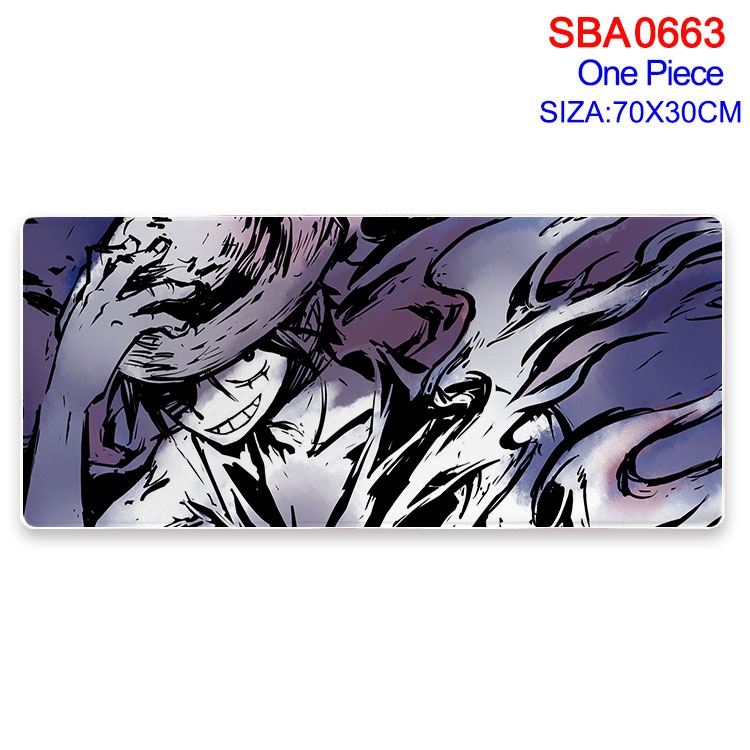 One Piece Anime peripheral edge lock mouse pad 70X30cm  SBA-663