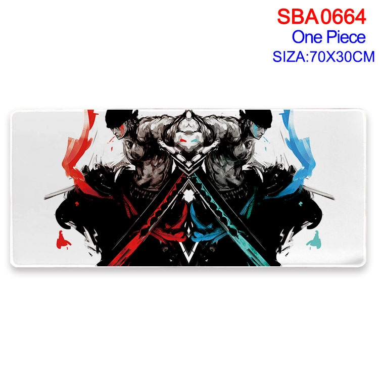 One Piece Anime peripheral edge lock mouse pad 70X30cm  SBA-664