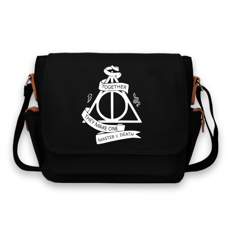 Harry Potter Anime Peripheral Shoulder Bag Casual Satchel 33X13X26cm
