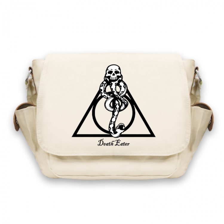 Harry Potter Anime Peripheral Shoulder Bag Casual Satchel 33X13X26cm