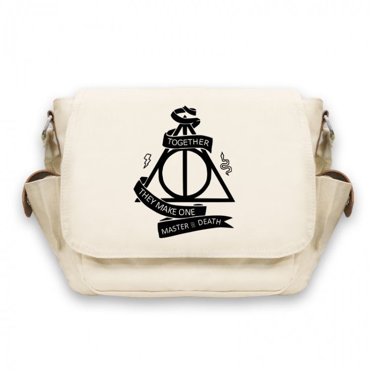 Harry Potter Anime Peripheral Shoulder Bag Casual Satchel 33X13X26cm