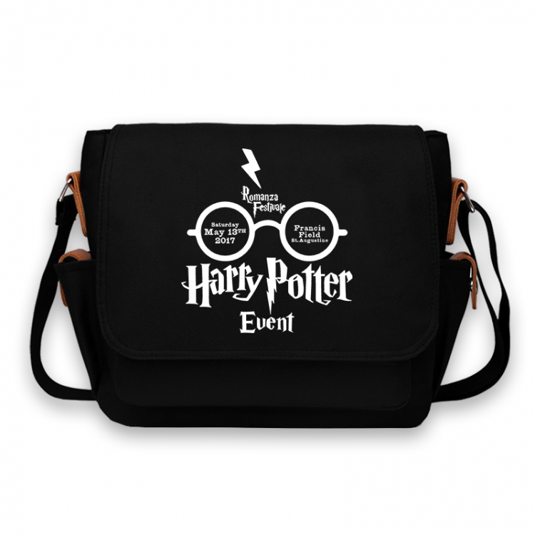 Harry Potter Anime Peripheral Shoulder Bag Casual Satchel 33X13X26cm