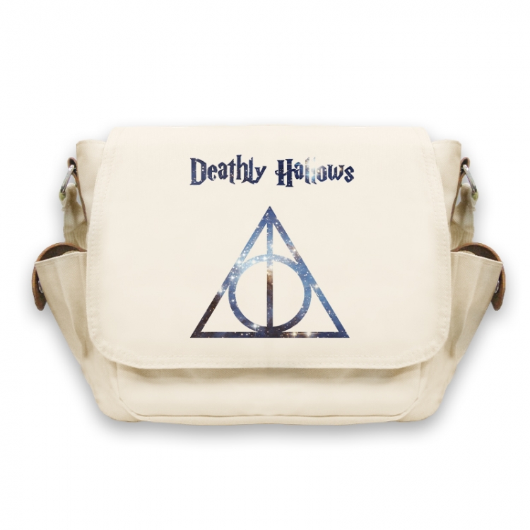 Harry Potter Anime Peripheral Shoulder Bag Casual Satchel 33X13X26cm