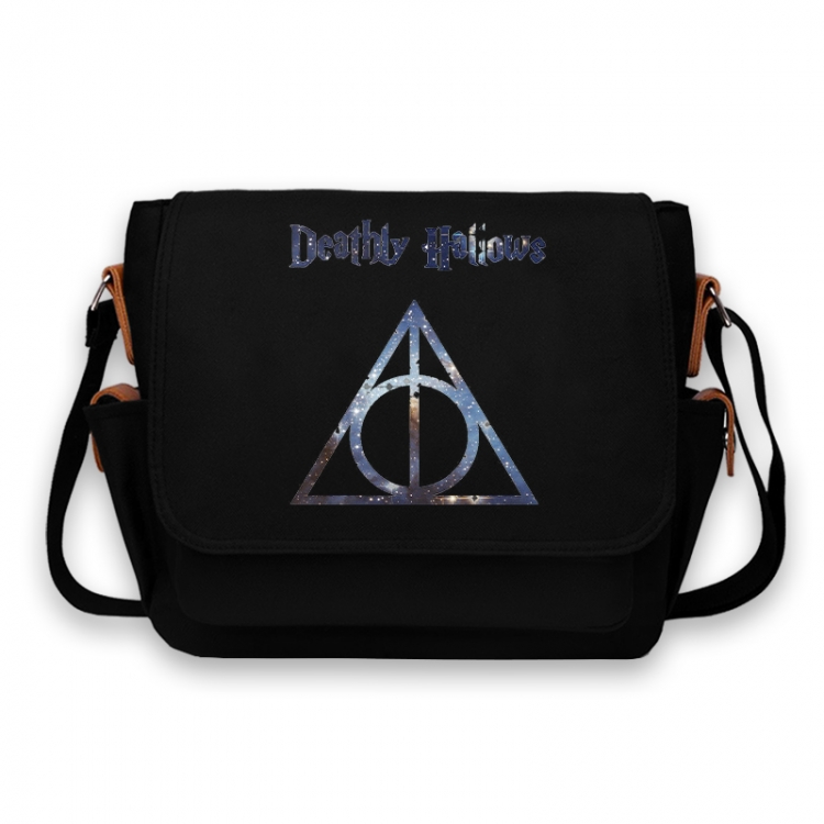 Harry Potter Anime Peripheral Shoulder Bag Casual Satchel 33X13X26cm