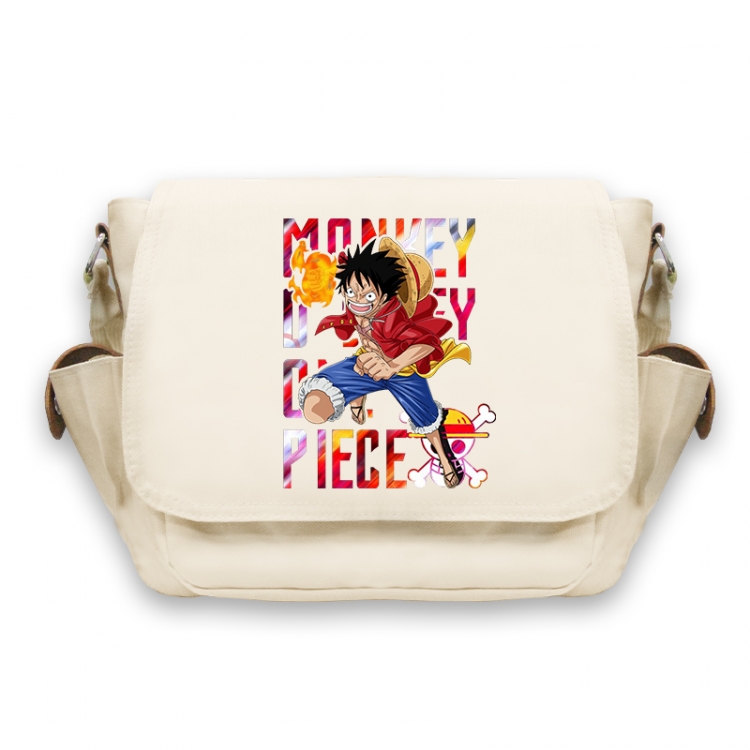 One Piece Anime Peripheral Shoulder Bag Casual Satchel 33X13X26cm