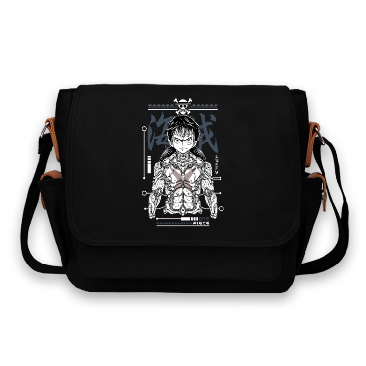 One Piece Anime Peripheral Shoulder Bag Casual Satchel 33X13X26cm