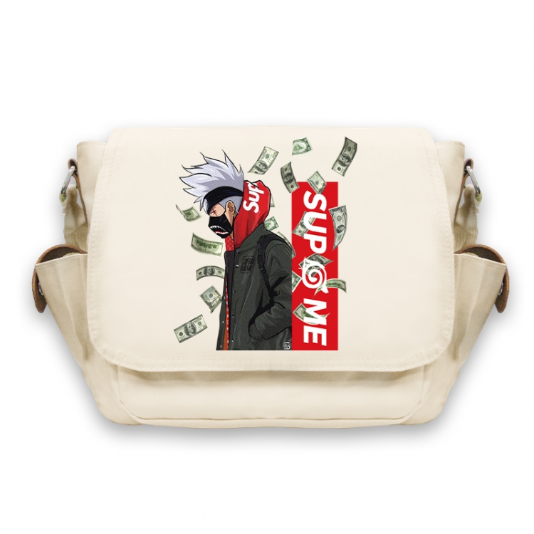 Naruto Anime Peripheral Shoulder Bag Casual Satchel 33X13X26cm