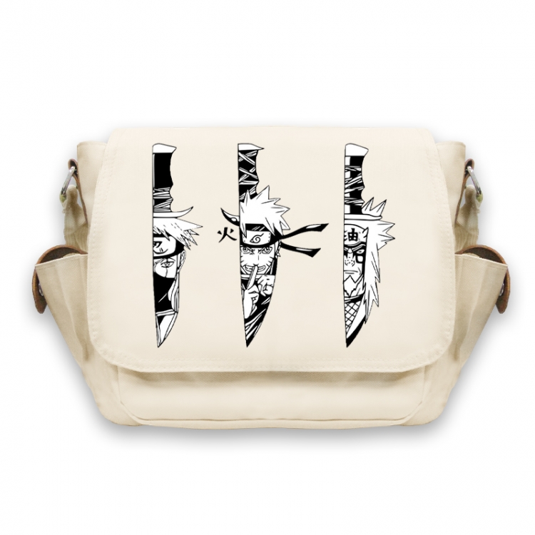 Naruto Anime Peripheral Shoulder Bag Casual Satchel 33X13X26cm