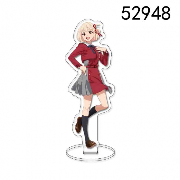 Lycoris Recoil Anime characters acrylic Standing Plates Keychain 15CM 52948