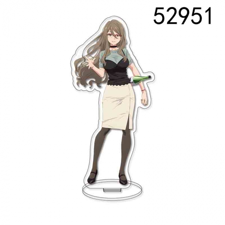 Lycoris Recoil Anime characters acrylic Standing Plates Keychain 15CM 52951