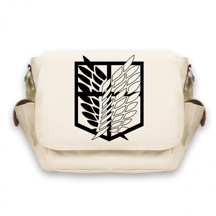 Shingeki no Kyojin Anime Peripheral Shoulder Bag Casual Satchel 33X13X26cm