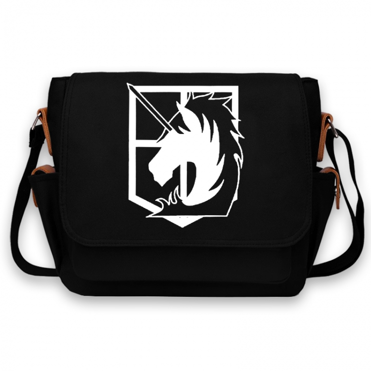 Shingeki no Kyojin Anime Peripheral Shoulder Bag Casual Satchel 33X13X26cm