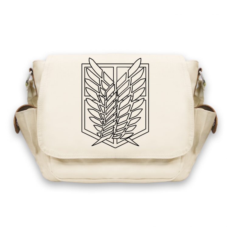 Shingeki no Kyojin Anime Peripheral Shoulder Bag Casual Satchel 33X13X26cm