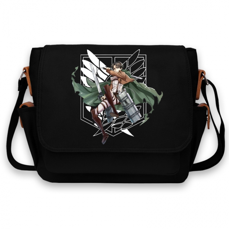 Shingeki no Kyojin Anime Peripheral Shoulder Bag Casual Satchel 33X13X26cm
