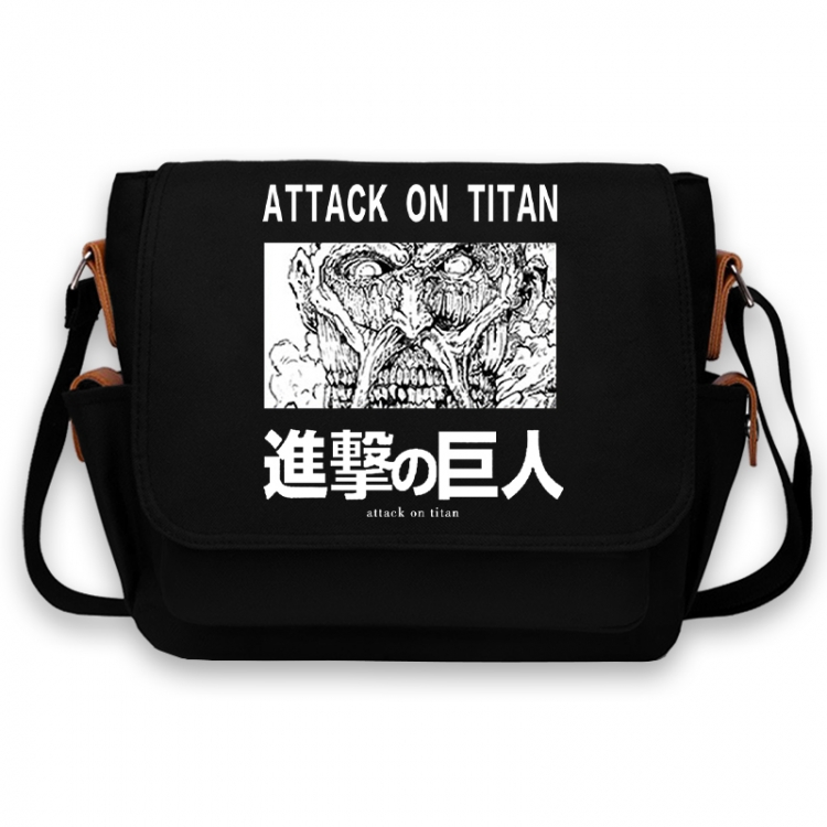 Shingeki no Kyojin Anime Peripheral Shoulder Bag Casual Satchel 33X13X26cm