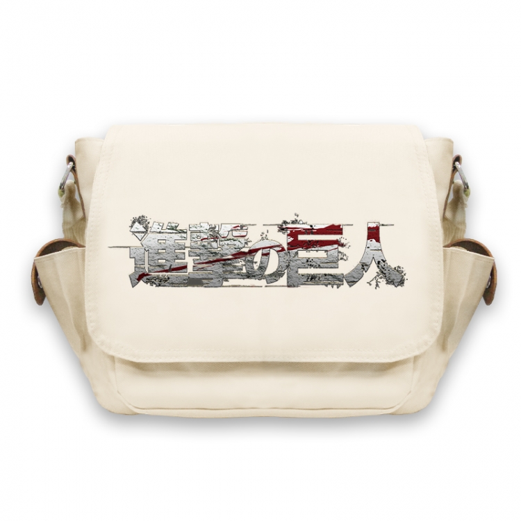 Shingeki no Kyojin Anime Peripheral Shoulder Bag Casual Satchel 33X13X26cm